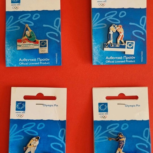 Pins Athens 2004 sports series new, set of 33 pieces