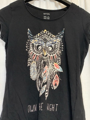 Women's blouse used, black, size XS