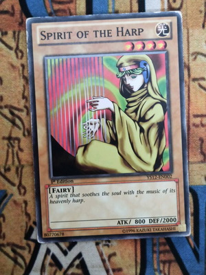 Spirit Of The Harp κάρτα Yu-Gi-Oh! σαν καινούργιο
