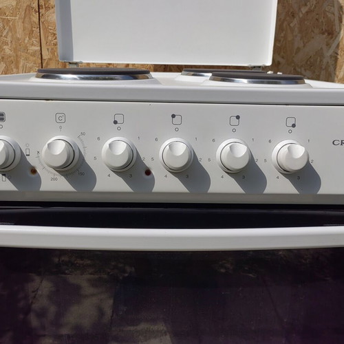 Crown 6041 electric cooker with 4 enamelled burners
