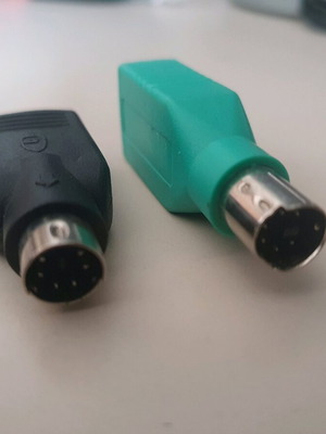 USB to PS/2 adapter used for keyboard and mouse
