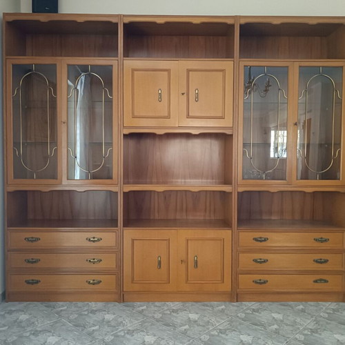 Handmade living room unit walnut veneer like new