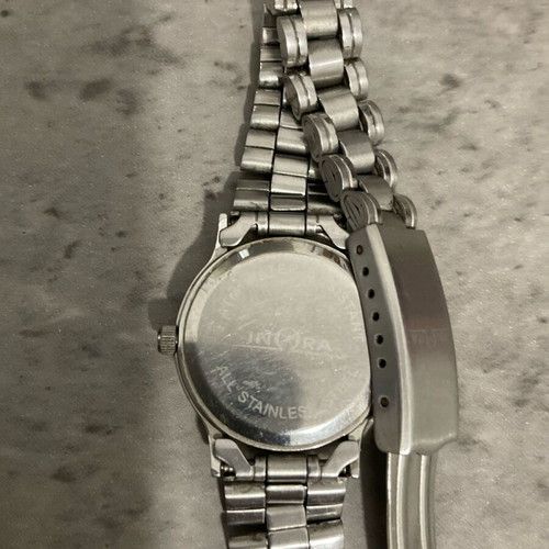 Inora women's watch with bracelet like new, silver