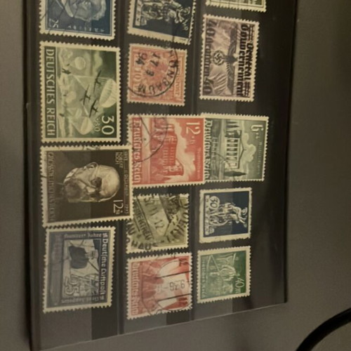 Third Reich stamps used, lot 2 without holder