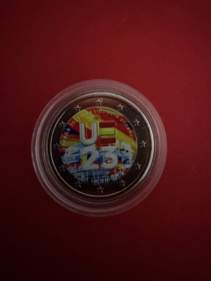 2€ Έγχρωμο Νομίσμα Ισπανία 2023 Καινούργιο