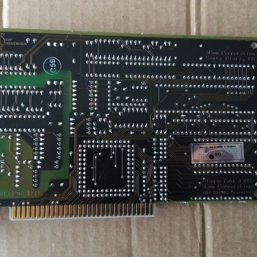 3Com 2227-04 REV.A Etherlink II 8-bit ISA Network Ethernet Card used