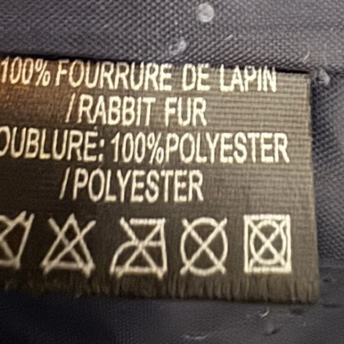Γιλέκο σκούρο μπλε από γνήσια γούνα size small σαν καινούργιο