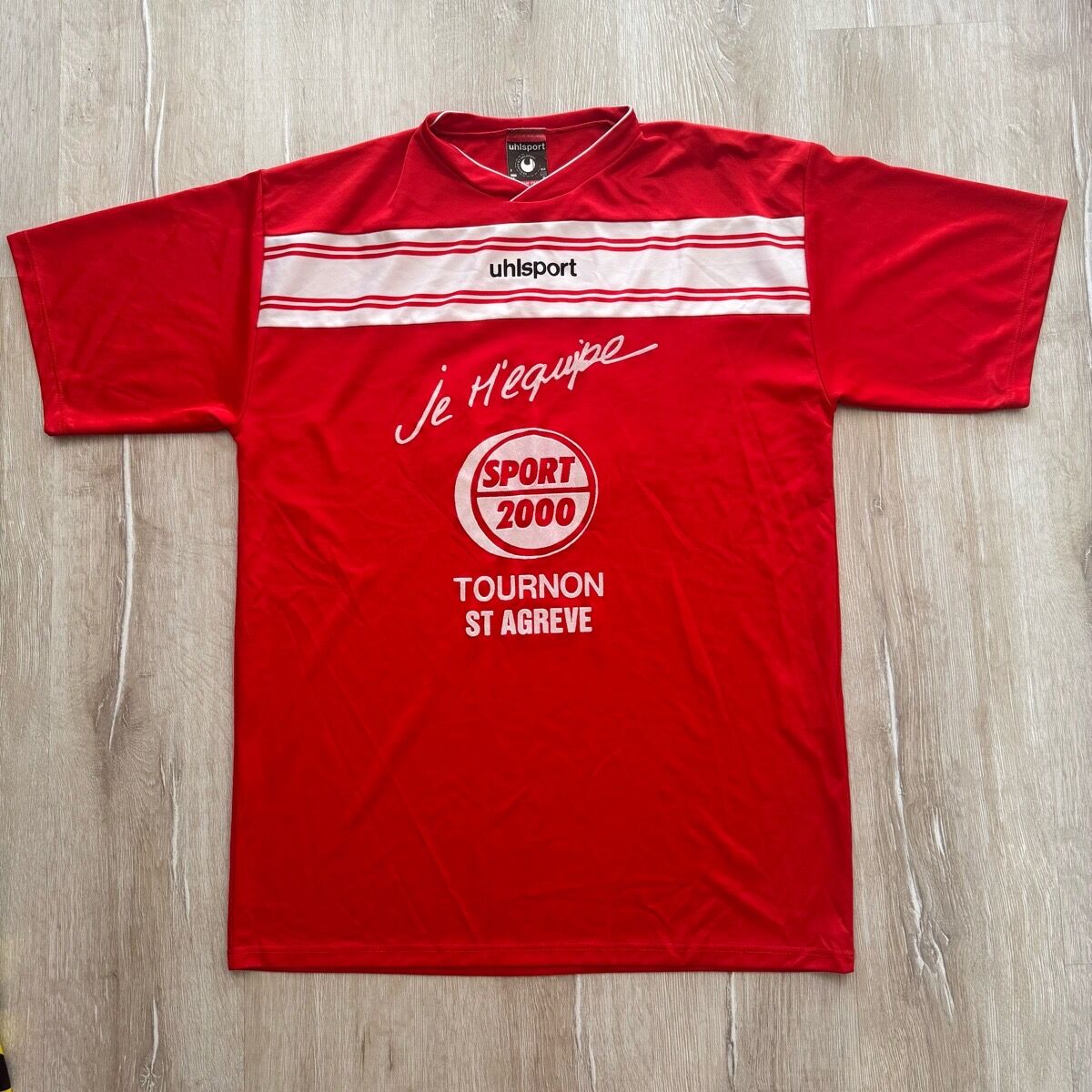 Vintage UhlSport football t-shirt size… - € 10,00 - Vendora.cy