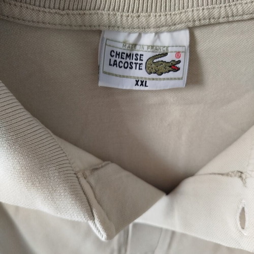 Lacoste men's polo shirt XXL, beige sand color