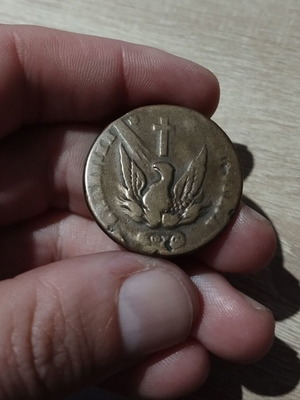 10 Lepta Kapodistrias used copper coin 1831