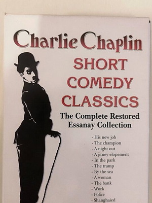Charlie Chaplin DVD συλλογή 7 ταινιών κωμωδίας σαν καινούργιο