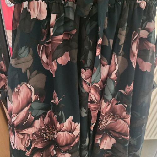 Floral dress wrap with belt new
