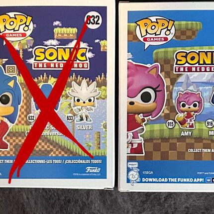 Funko Pop Sonic the Hedgehog and Tails like new, pack of 2