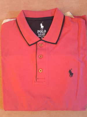 Polo NoM short-sleeve shirt new, red, size M