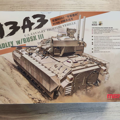 Meng M3A3 Bradley w/busk III model kit 1/35 new