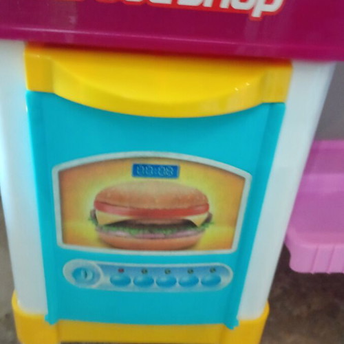 Educational toy play kitchen set