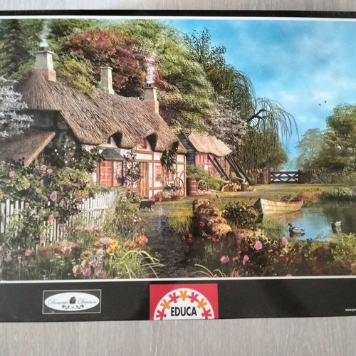 Riverside Home In Bloom educa puzzle 4,000 pieces new