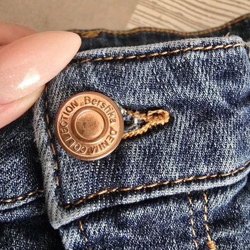 Bershka blue flare jeans like new, size M