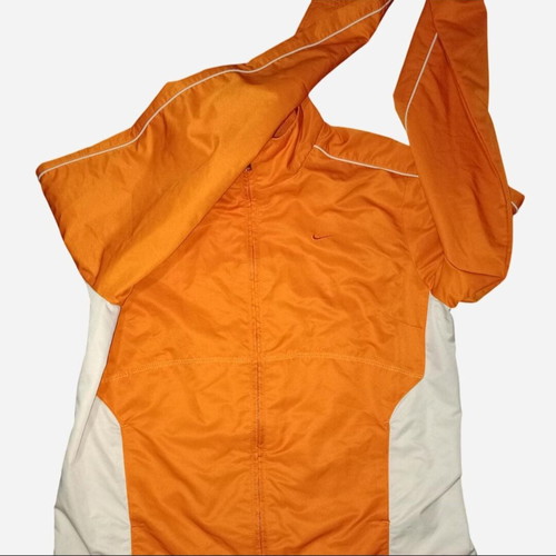 Nike Retro women's jacket used, orange with beige details