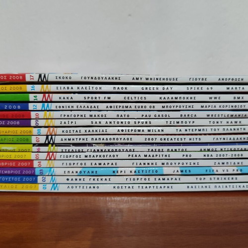 Top Scorer magazines like new 2007-2008 issues 1-17 except 11,13,15