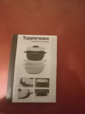 Tupperware soup server new with ladle and lid