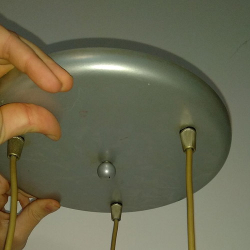 Set of two Viokef ceiling lights, three-light and two-light