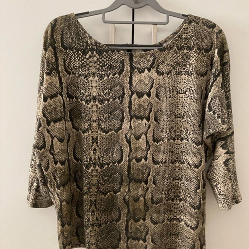 A-Style women's blouse like new, black and beige, sizes S and M