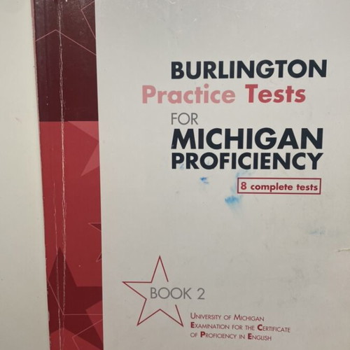 Burlington Practice Tests Michigan Proficiency book used