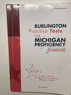 Burlington Practice Tests Michigan Proficiency book used