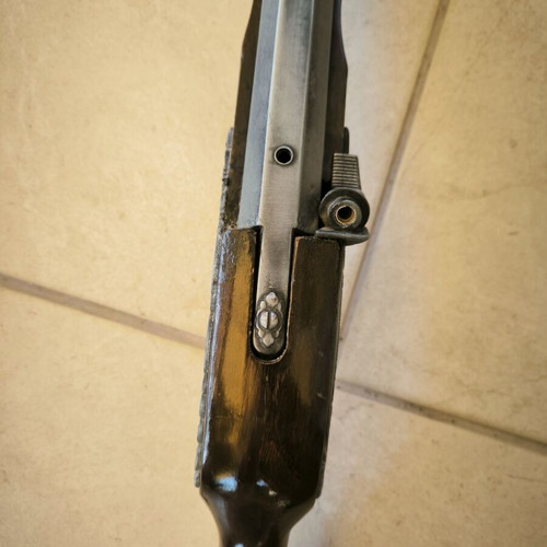 Pirate pistol replica used, carbine type with long barrel