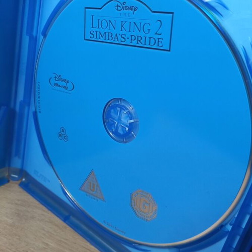 The Lion King 2 Simba's Pride Blu-Ray with English subtitles