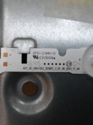 Led backlight strip E213009 DFD-2 94V-0 για Samsung UE40J5100AW μεταχειρισμένο, 3 μπάρες
