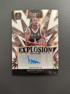 Melvin Ajinca Euroleague Select 25-26 Explosion Signatures αυτόγραφο /49