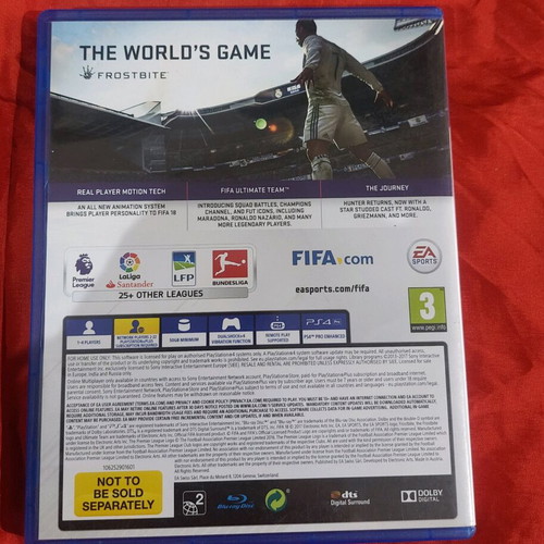 FIFA 18 PlayStation 4 game like new with box