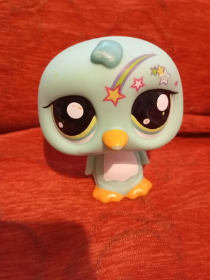 Littlest Pet Shop Jumbo Deco Pet Penguin figure used