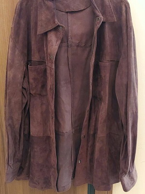 Spring men's leather jacket XL like new
