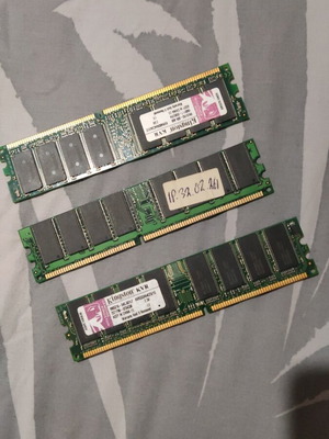 DDR SDRAM RAM modules used