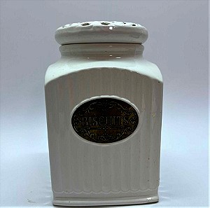 Vintage κεραμικό βάζο μπισκότων Espiel Collection 22x13x13
