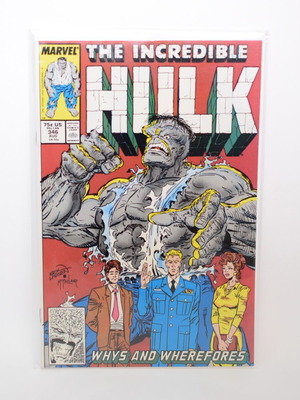 The Incredible Hulk #346 used Marvel Comics comic 1988