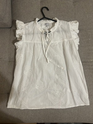Tipsy blouse size S, white summer style