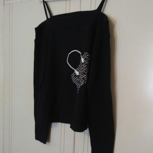 Mexx long sleeve women's blouse used, black, size XL