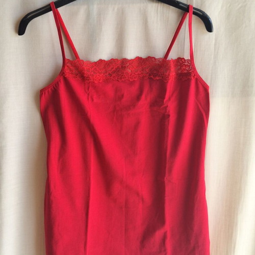 Marks & Spencer XLarge Red Cotton Cami Top like new