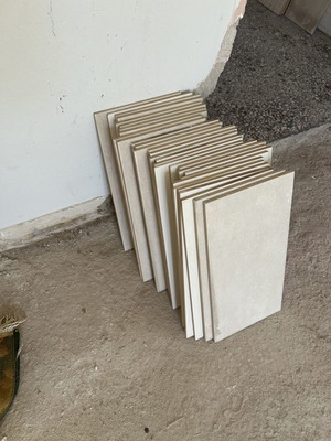 Tiles used, all shown in photo