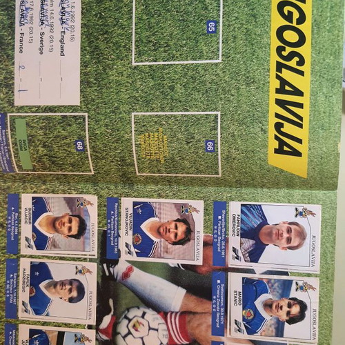 Panini Album EURO '92 used, rare collectible