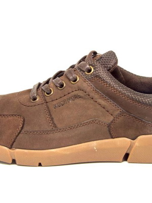 Leather casual shoes brown, new, size 40