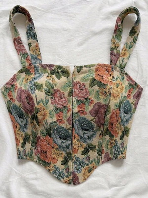 Vintage Shein top with floral pattern new, size S