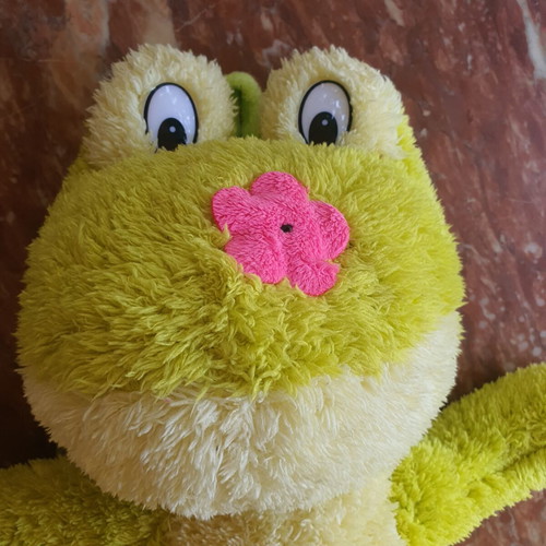 Frog plush toy like new