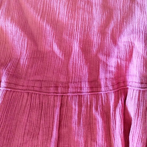 Ombre maxi skirt like new, summer airy with pink gradient tones