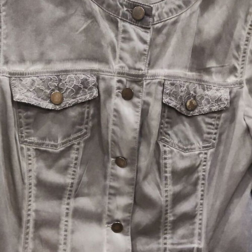 Women's jacket used, gray, size L