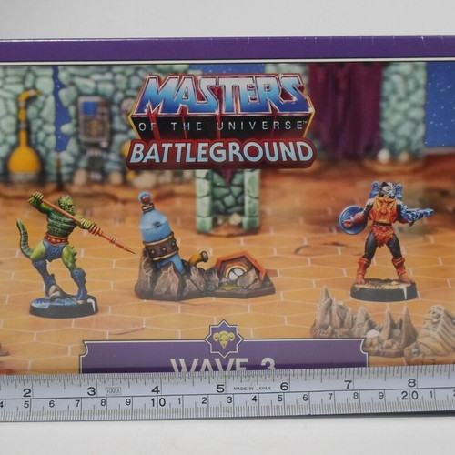 MOTU Battleground Evil Warriors Faction Wave 3 sealed set with minis and cards new